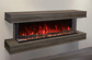 Modern Flames Landscape Pro 56" Electric Fireplace Wall Mount Studio Suite, Driftwood Grey (WMC-56LPM-DW)